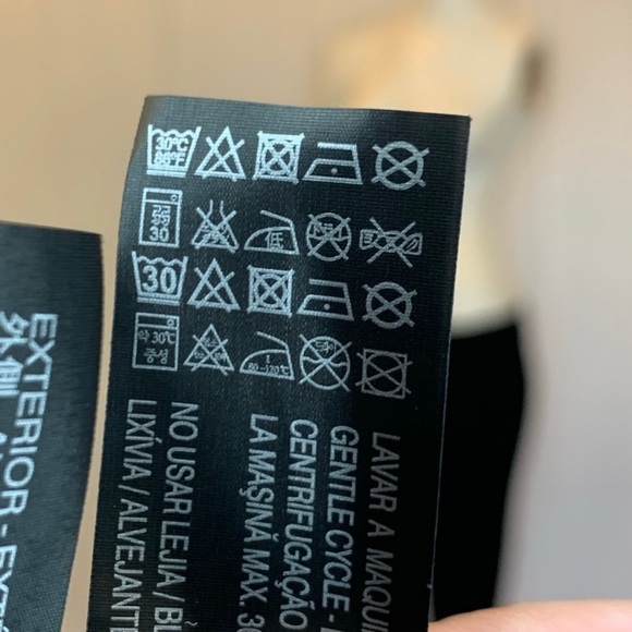 Black mesh turtleneck top with bell sleeves - Picture 5 of 6